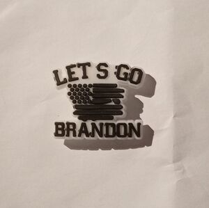 Let's Go Brandon Croc Charm